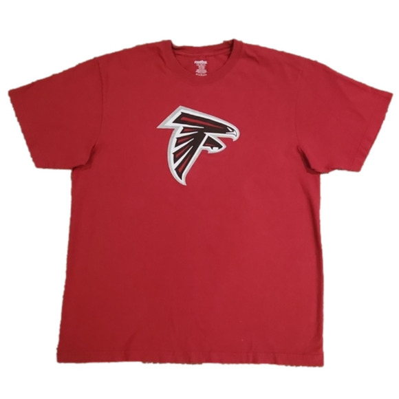 3/$20 Reebok Red NFL Atlanta Falcons Logo T-Shirt - Picture 1 of 5